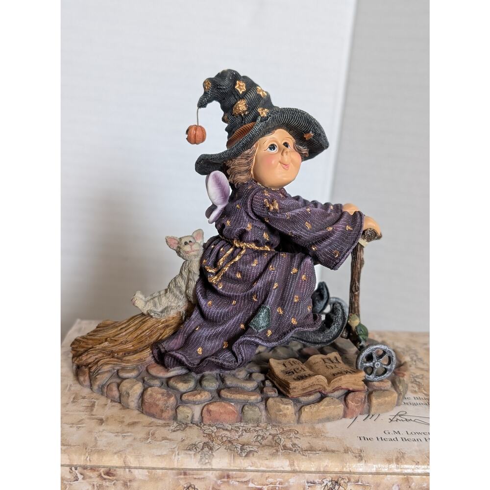 Boyds Bears Wee Folkstone Hilda Witch in Training w
Scaredy Cat & Ezra Figurine
